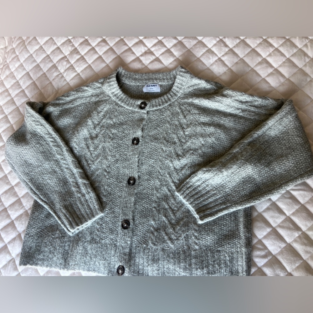 Old Navy Women's Light Gray Cardigan